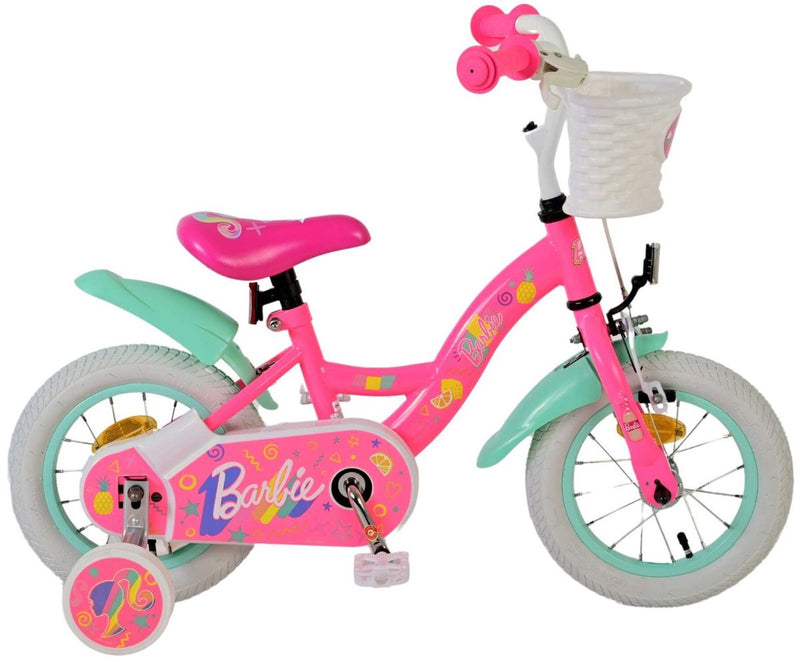 Afbeelding laden in galerijviewer, Volare barbie kinderfiets - meisjes - 12 inch - roze
