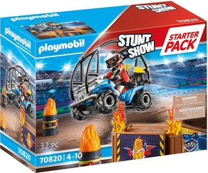 Playmobil starterpack stuntshow quad met vuurhelling - 70820