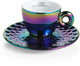 Illy art collectie - john armleder - giftset met twee espresso kop en schotel