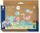 Staedtler - noris junior - vingerverf - set met 6 pastel kleuren