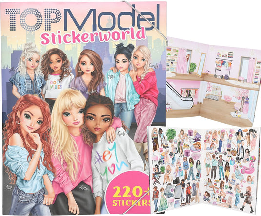 Depesche - topmodel stickerworld - stickerboek