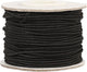 Creativ company elastiek dikte 1mm zwart, 25m