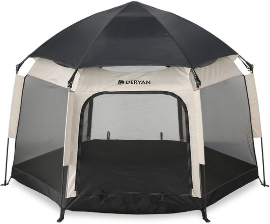 Deryan up to go kinderbox - draagbare kinderbox - pop up reisbox - strandtent - sand