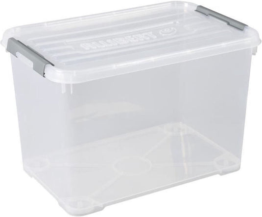 Curver opbergbox met wielen 65l - handige kunststof opberger multicolor.