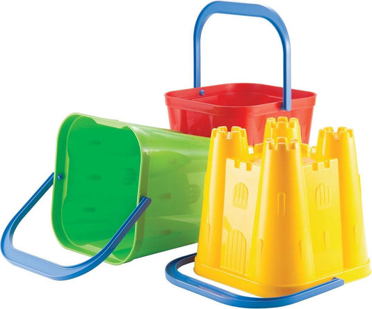 Ecoffier ecoiffier kasteel emmer zandbak speelgoed voor kinderen strand - willekeurig - 1 stuk
