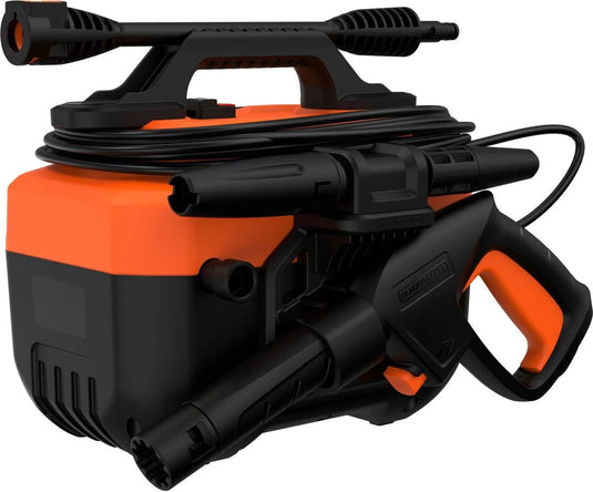 Black+decker black decker bepw1300h-qs - hogedrukreiniger - 1300w - 110 bar - compact en lichtgewicht