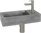 Differnz juti fontein 385x185x90mm beton donkergrijs