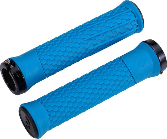 Bbb cycling handvatten fiets python - fiets handvatten met maximale grip - blauw - lengte 142 mm - bhg-95