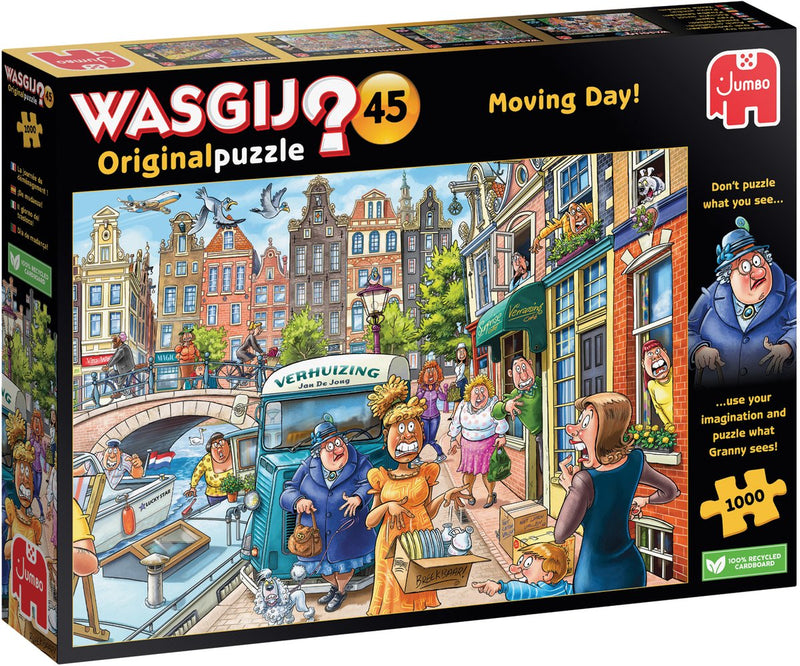 Chargez l'image dans la visionneuse de la galerie, Wasgij original 45 - verhuisdag! - 1000 stukjes puzzel - legpuzzel
