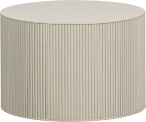 Woood sanne bijzettafel - mdf - antique beige - 40x60x60