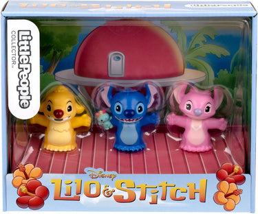 Mattel fisher-price little people collector disneystitch en familie - 3 figuren