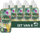 Robijn - wasverzachter - paradise secret - 8 flessen - 304 wasbeurten - voordeelverpakking