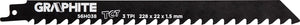 Grupa topex graphite - sabrezaagblad - 228mm - 3tpi - voor diverse materialen