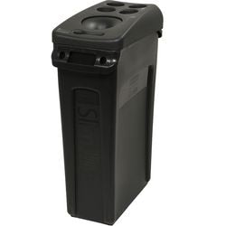 Rubbermaid prullenbak 76186352 polyethyleen zwart