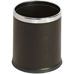 V-part prullenbak 31012114 staal zwart