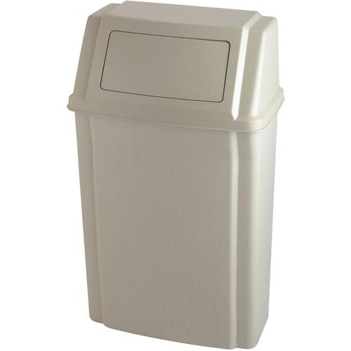 Rubbermaid prullenbak 76125511 polyethyleen crème