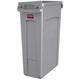 Rubbermaid slim jim container met luchtsleuven 87ltr - f649