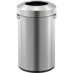 Eko prullenbak 31718290 rvs (roestvrij staal) zilver