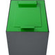 V-part deksel 31196210 gegalvaniseerd staal, gepoedercoat groen