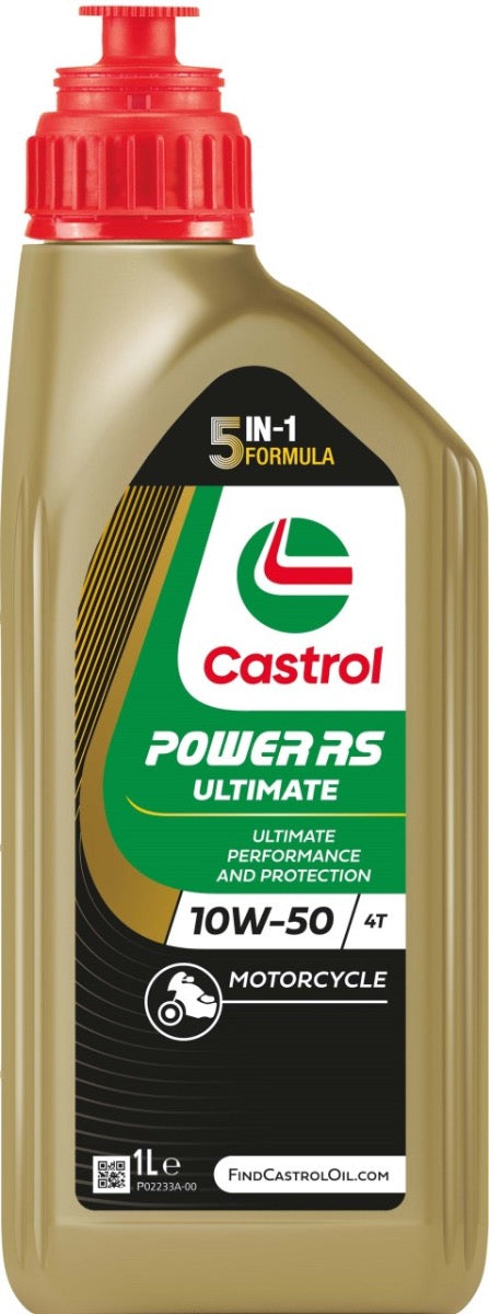 Load image into Gallery viewer, Castrol Olie Power RS Racing 4T 10W-50 fles à 1 liter
