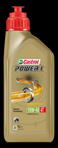 Castrol Olie Power RS 4T 10W-40 fles à 1 liter