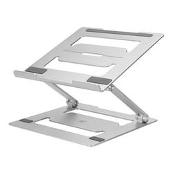 Act connectivity laptopstandaard aluminium (aluminium, opvouwbaar, traploos in hoogte verstelbaar)