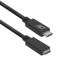 Usb-kabel act ac7412 zwart 2 m