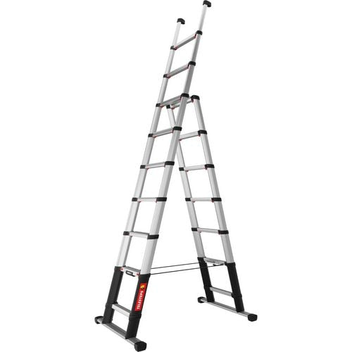 Ladder telesteps 72430-681 3800 mm zilver