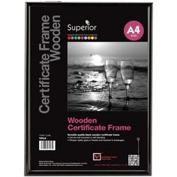 Seco fotolijst - a4 - 21 x 29.7cm - zwart - 11mm frame