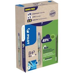 Balpen pilot 20 blauw green line