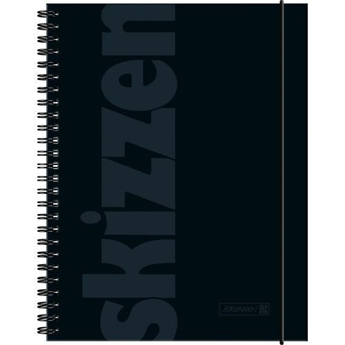 Schetsboek brunnen a5 zwart