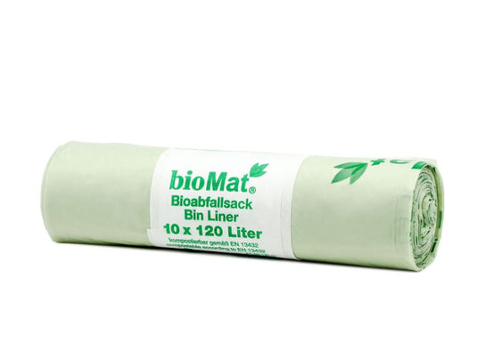 Biomat composteerbare vuilniszakken 120l - 10 st.