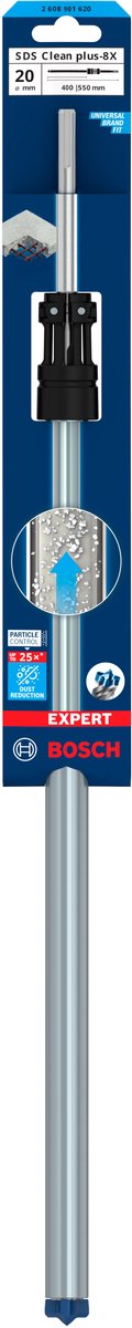 Bosch expert sds clean plus-8x hamerboor 20 x 400 x 550