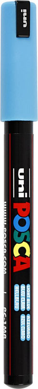 Uni posca marker pc-1mr lichtblauw - extra fine 0,7mm