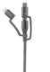 3 in 1 data en oplaadkabel 120 cm lang