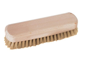 Luva schoen uitwrijfborstel haar 16 cm wit haar