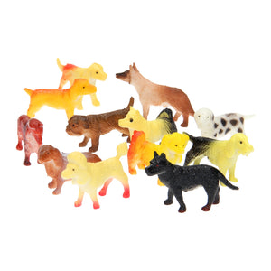 Duckiez speelfiguren honden, 12st.