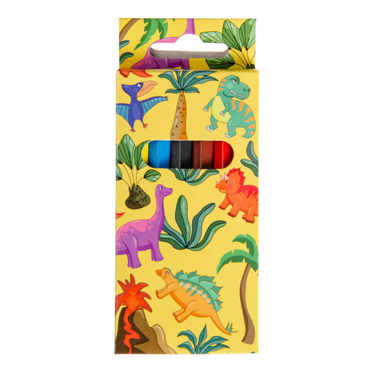 Duckiez kleurpotloden dino, 6st.