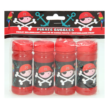 Lg-imports bellenblaas piraatjes, 4x50ml