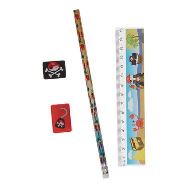 Duckiez schrijfset piraat kleur