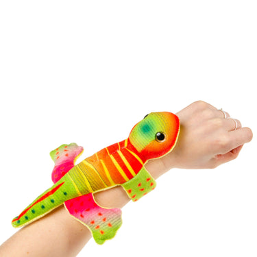 Duckiez klaparmband pluche hagedis