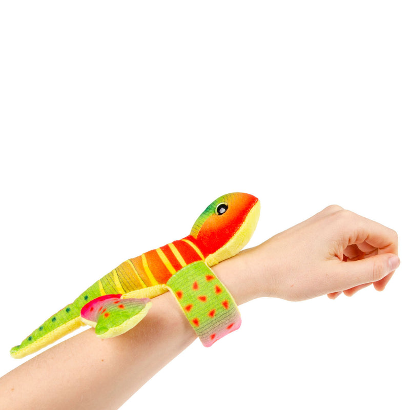 Load image into Gallery viewer, Duckiez klaparmband pluche hagedis
