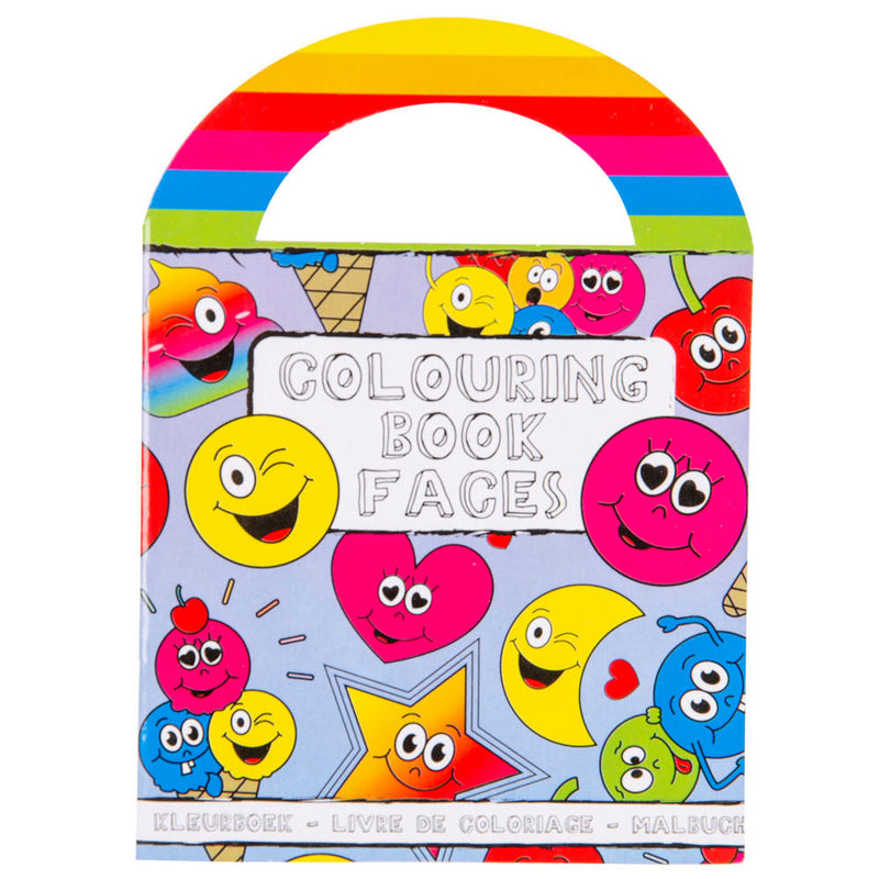 Load image into Gallery viewer, Duckiez kleurboekje met stickers lachgezicht
