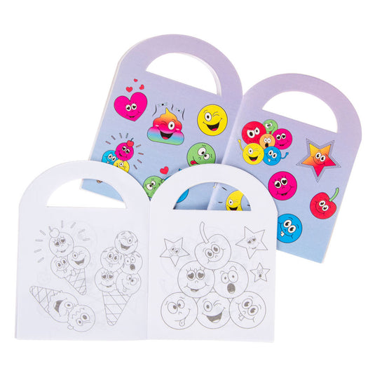 Duckiez kleurboekje met stickers lachgezicht