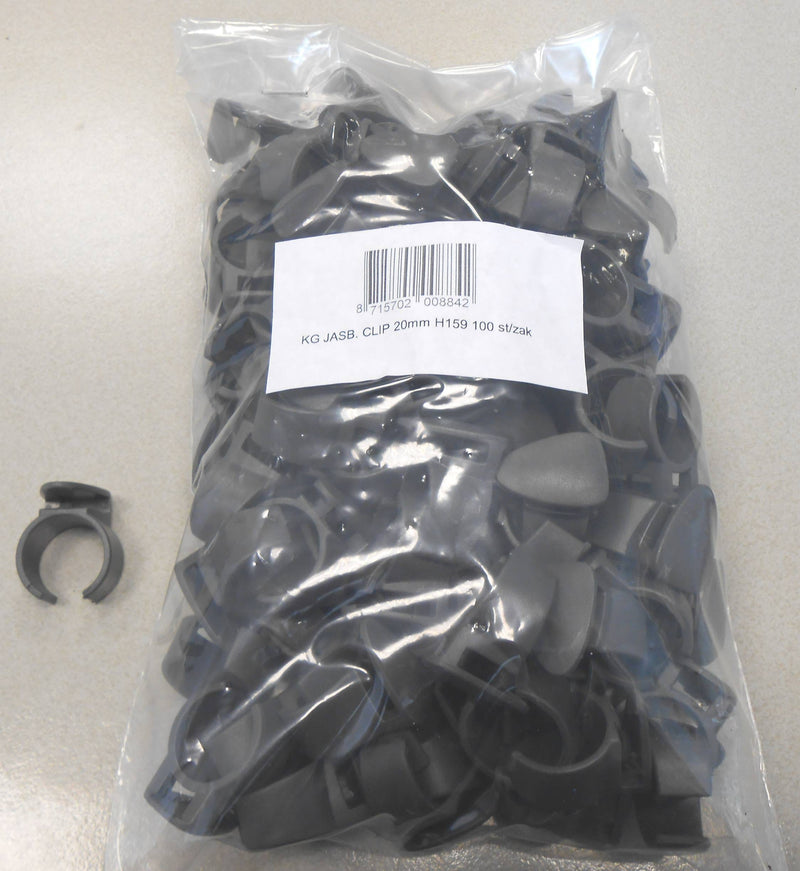 Afbeelding laden in galerijviewer, Hesling jasbd hes clip 20mm grijs pvc ds a 10
