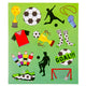 Duckiez stickervel voetbal