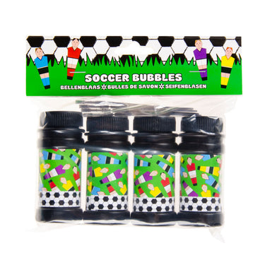 Duckiez bellenblaas voetbal, 4x50ml