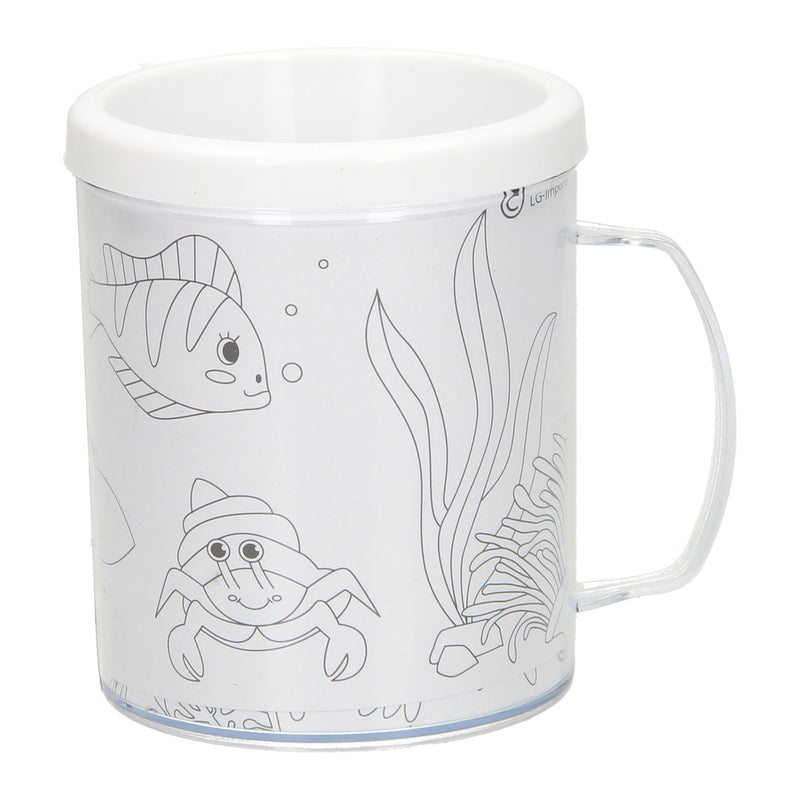 Load image into Gallery viewer, Kleur je eigen Mok Onderwaterwereld
