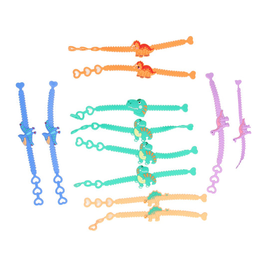 Duckiez armband dinosaurus kleur, set van 12st.