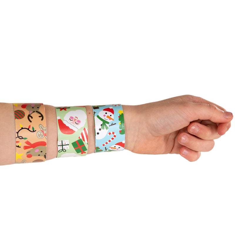 Load image into Gallery viewer, Duckiez klaparmband kerst 22 cm 3 assorti | 36 stuks
